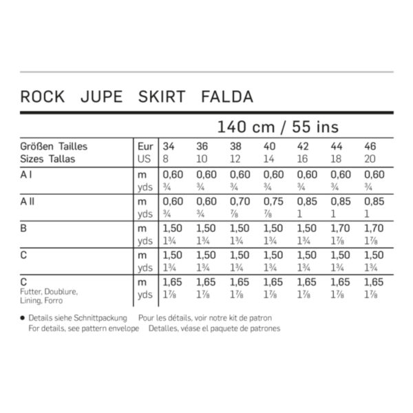 Burda Style Schnittmuster - Rock - Stufenrock - Sattel - Nr. 6904 – Bild 5