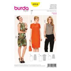 Burda Style Schnittmuster - Kleid & Top - Ballonkleid - Ballontop - Nr. 6914