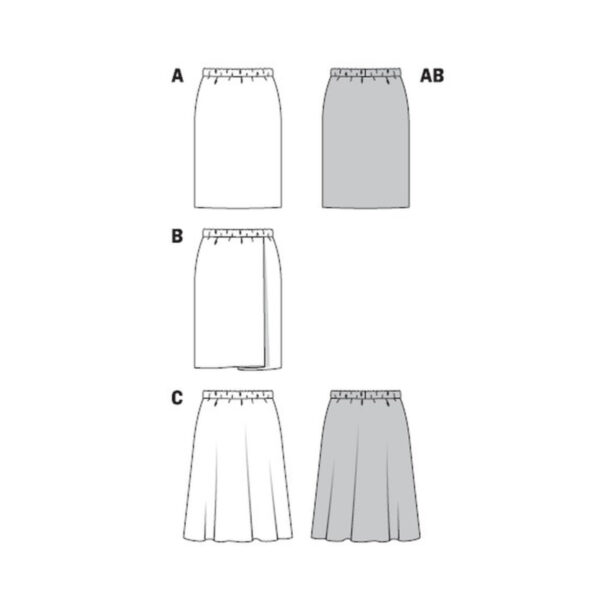 Burda Style Schnittmuster - Rock - einfacher Rock - Gummizug - Nr. 6937 – Bild 7