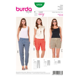 Burda Style-Schnittmuster - Hose, Bermuda - 6938