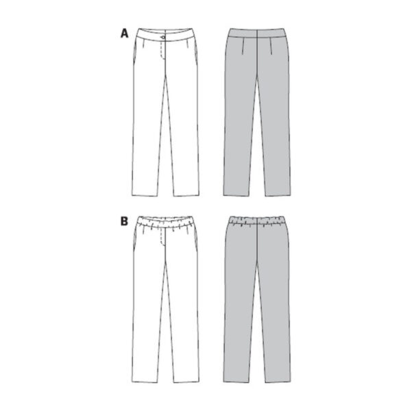 Burda Style Schnittmuster - Hose - Businesshose - Gummizug - Nr. 6952 – Bild 6