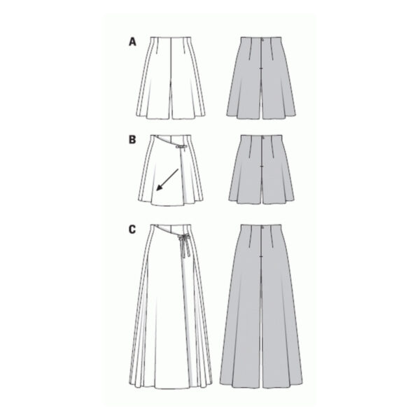 Burda Style Schnittmuster - Hosenrock - Rock - Maxirock - Nr. 6980 – Bild 7