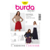 Burda Style Schnittmuster - Hosenrock - Rock - Maxirock - Nr. 6980