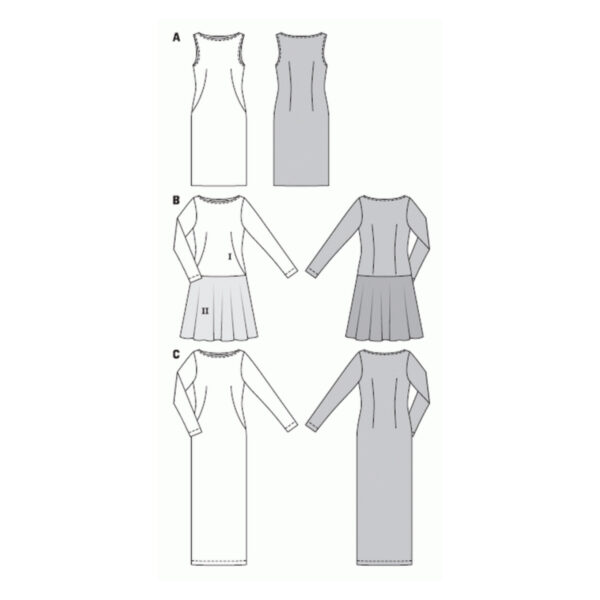 Burda Style Schnittmuster - Kleid - schmales Kleid - Abendkleid - Nr. 6988 – Bild 8