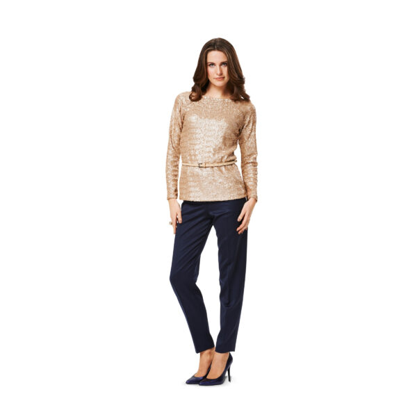 Burda Style Schnittmuster - Shirt, Raglanärmel, Rollkragen - Nr.6990 – Bild 3
