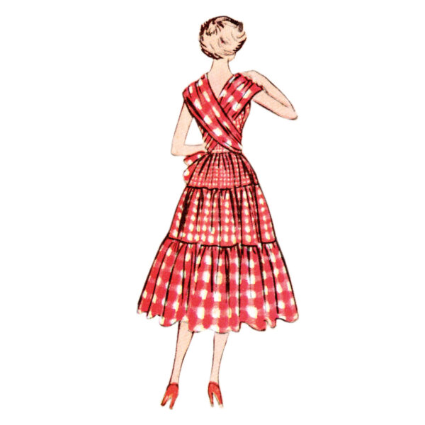 McCalls Schnittmuster M8280 - Vintage - Kleid der 50er Jahre – Bild 7