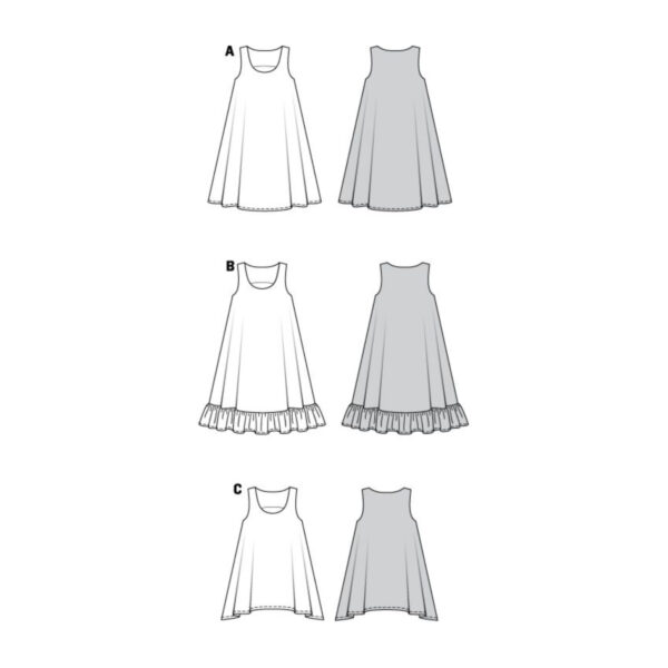 Burda Style Schnittmuster - Kleid - Trägerkleid & Sommer-Tunika - Nr. 7390 – Bild 10