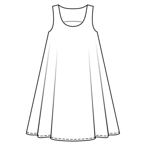 Burda Style Schnittmuster - Kleid - Trägerkleid & Sommer-Tunika - Nr. 7390 – Bild 5
