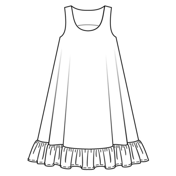 Burda Style Schnittmuster - Kleid - Trägerkleid & Sommer-Tunika - Nr. 7390 – Bild 6