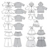 Burda Schnittmuster - Puppenkleider - Kostüm, Ballkleid, Hose, .... - Nr. 7753 – Bild 11