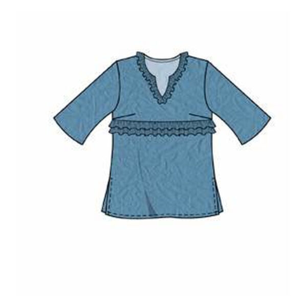 Burda Style Schnittmuster - Bluse - Tunika - 3/4 Arm - Nr. 8100 – Bild 5