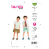 Burda Kids Schnittmuster - Hemd & Shorts - Nr.9285
