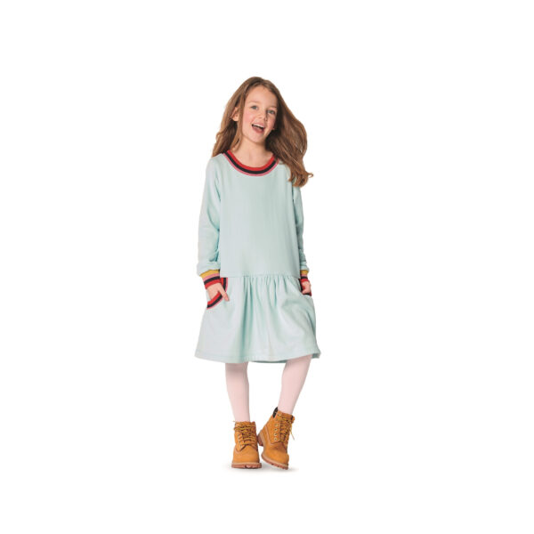 Burda Kids Schnittmuster - Kleid - Midikleid mit Taschen - Nr.9286 – Bild 5