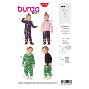 Burda Kids Schnittmuster - Kombination - Hose & Jacke - Nr.9293