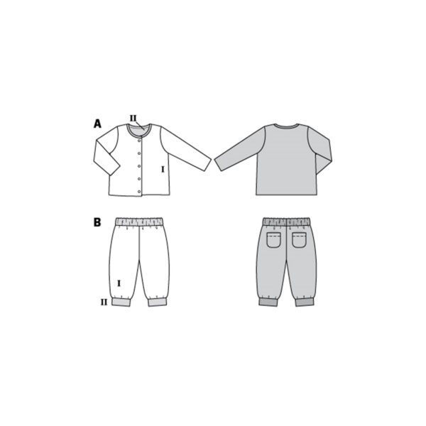 Burda Kids Schnittmuster - Kombination - Hose & Jacke - Nr.9293 – Bild 10