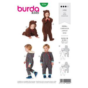 Burda Kids Schnittmuster - Overall - Jumpsuit - Nr.9294
