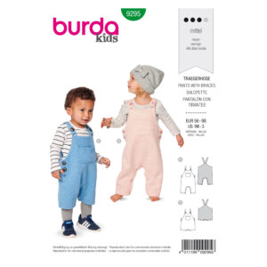 Burda Kids Schnittmuster - Hose - Trägerhose - Latzhose - kurz & lang - Nr.9295