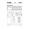 Burda Schnittmuster - Trägerkleid v. durchgeknöpft - eingereihter Rock - Nr.9304 – Bild 9