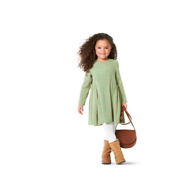 Burda Kids Schnittmuster - Kleid - Langarmkleidchen - Nr.9310 – Bild 5