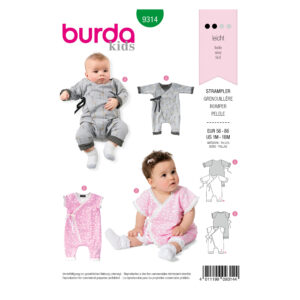 Burda Kids Schnittmuster - Strampler - Wickelstrampler - Nr.9314
