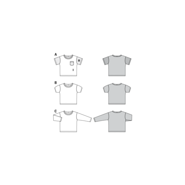 Burda Kids Schnittmuster - T-Shirt - Longsleeve - Shirt - Nr.9322 – Bild 6
