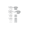 Burda Kids Schnittmuster - Pyjama - Shorty - Nr.9326 – Bild 5