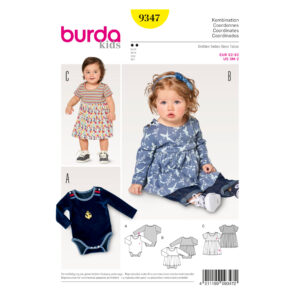 Burda Kids-Schnittmuster, Kombi, 9347