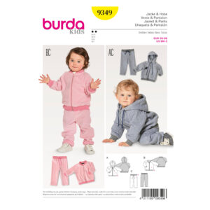 Burda Kids-Schnittmuster - Jacke & Hose - 9349
