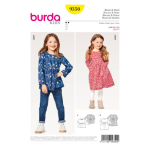 Burda Style Schnittmuster - Kleid & Bluse - Nr. 9350