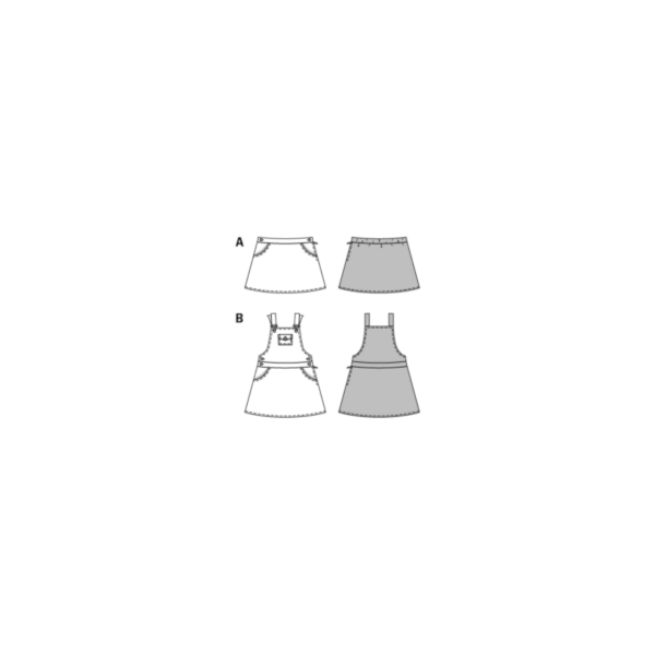Burda Style Schnittmuster - Rock - Latzrock - Nr. 9356 – Bild 6