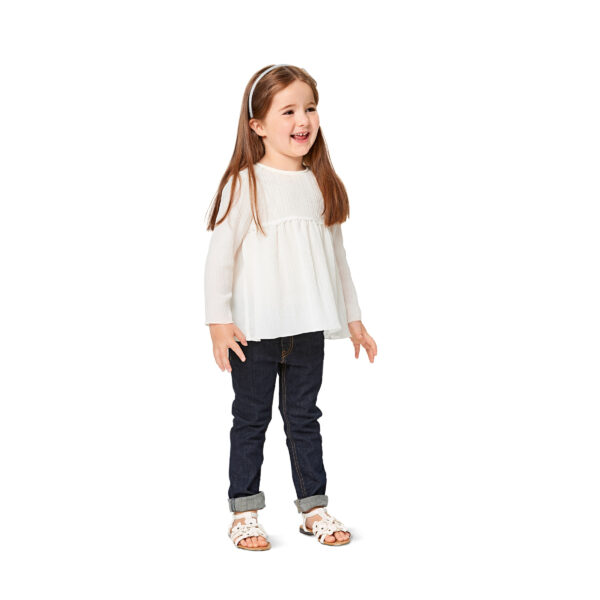 Burda Schnittmuster - Kleid & Bluse - eingereiter Rock mit Saumrüsche - Nr. 9362 – Bild 2