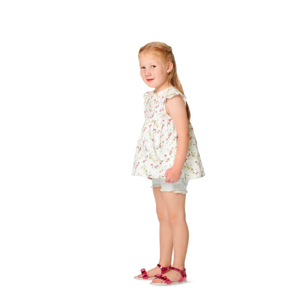 Burda Schnittmuster - Kleid & Bluse - eingereiter Rock mit Saumrüsche - Nr. 9362 – Bild 3