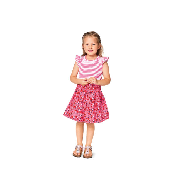 Burda Style Schnittmuster - Rock + Shirt - Flügelärmel & Gummizug - Nr. 9364 – Bild 2