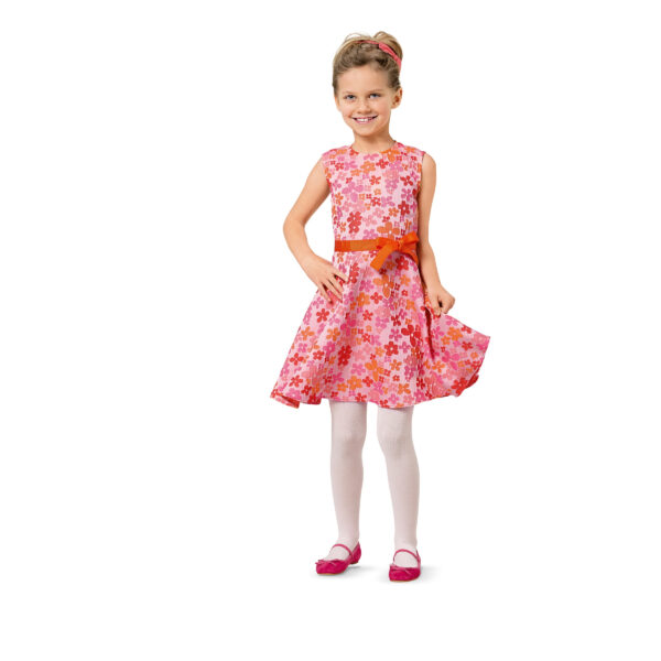 Burda Schnittmuster - Kleid - Karokleid - glockiger Rock - Nr. 9379 – Bild 2