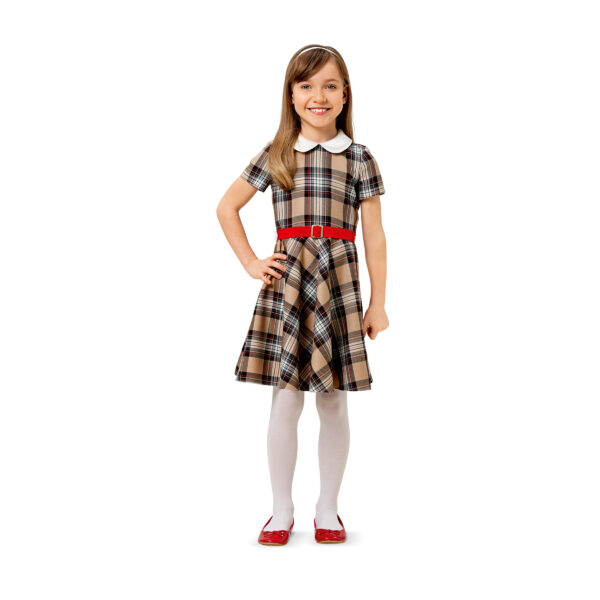 Burda Schnittmuster - Kleid - Karokleid - glockiger Rock - Nr. 9379 – Bild 3