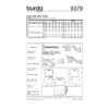 Burda Schnittmuster - Kleid - Karokleid - glockiger Rock - Nr. 9379 – Bild 5