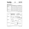 Burda Schnittmuster - Kleid - Karokleid - glockiger Rock - Nr. 9379 – Bild 6