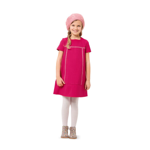 Burda Kids Schnittmuster - Kleid - Kleidchen mit Saumblenden - Nr.9380 – Bild 4