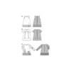 Burda Kids Schnittmuster - Kleid - Kleidchen mit Saumblenden - Nr.9380 – Bild 7