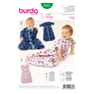 Burda Schnittmuster - Baby-Schlafsack - Schlafsack fürs Baby - Nr. 9382