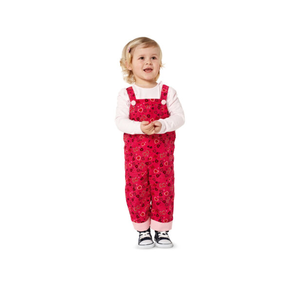 Burda Kids Schnittmuster - Latzhose & Kleid - Trägerrock - Nr. 9424 – Bild 2