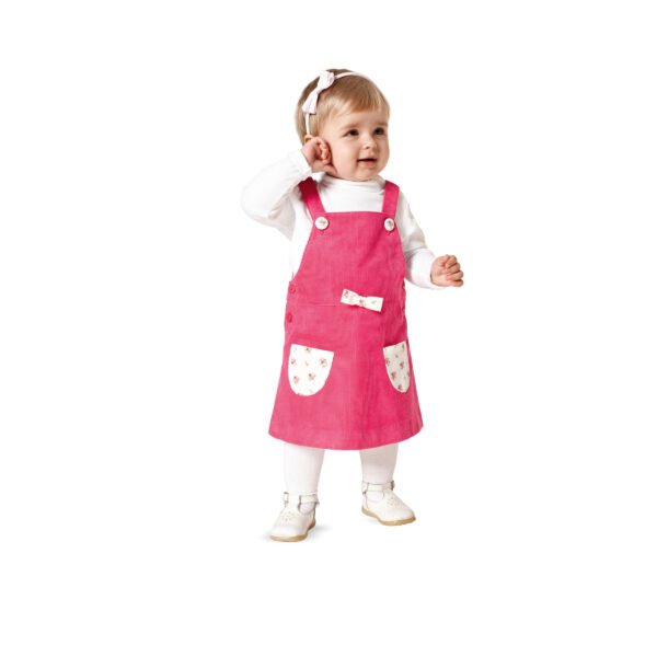 Burda Kids Schnittmuster - Latzhose & Kleid - Trägerrock - Nr. 9424 – Bild 8