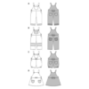 Burda Kids Schnittmuster - Latzhose & Kleid - Trägerrock - Nr. 9424 – Bild 11