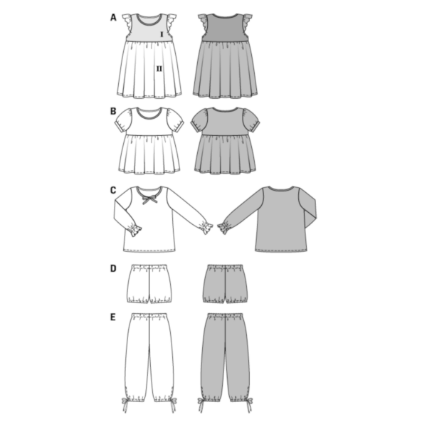 Burda Kids Schnittmuster - Nachtwäsche - Schlafanzug - Shorty - Nr. 9432 – Bild 7