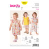 Burda Kids Schnittmuster - Kleid - Short - Bluse - Overall - Nr. 9435
