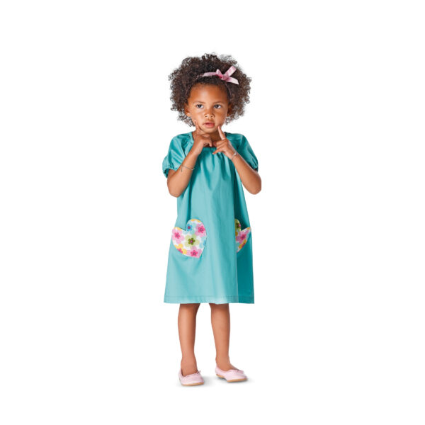 Burda Kids Schnittmuster - einfache Bluse - Hängerkleid - Nr. 9438 – Bild 3