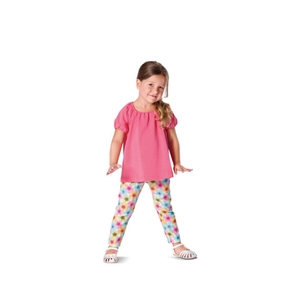 Burda Kids Schnittmuster - einfache Bluse - Hängerkleid - Nr. 9438 – Bild 4