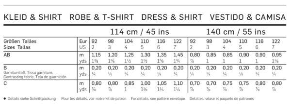 Burda Kids Schnittmuster - einfache Bluse - Hängerkleid - Nr. 9438 – Bild 5