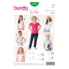 Burda Kids Schnittmuster - Shirt - Trägertop - Longsleeve - Nr. 9439