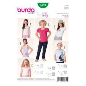 Burda Kids Schnittmuster - Shirt - Trägertop - Longsleeve - Nr. 9439